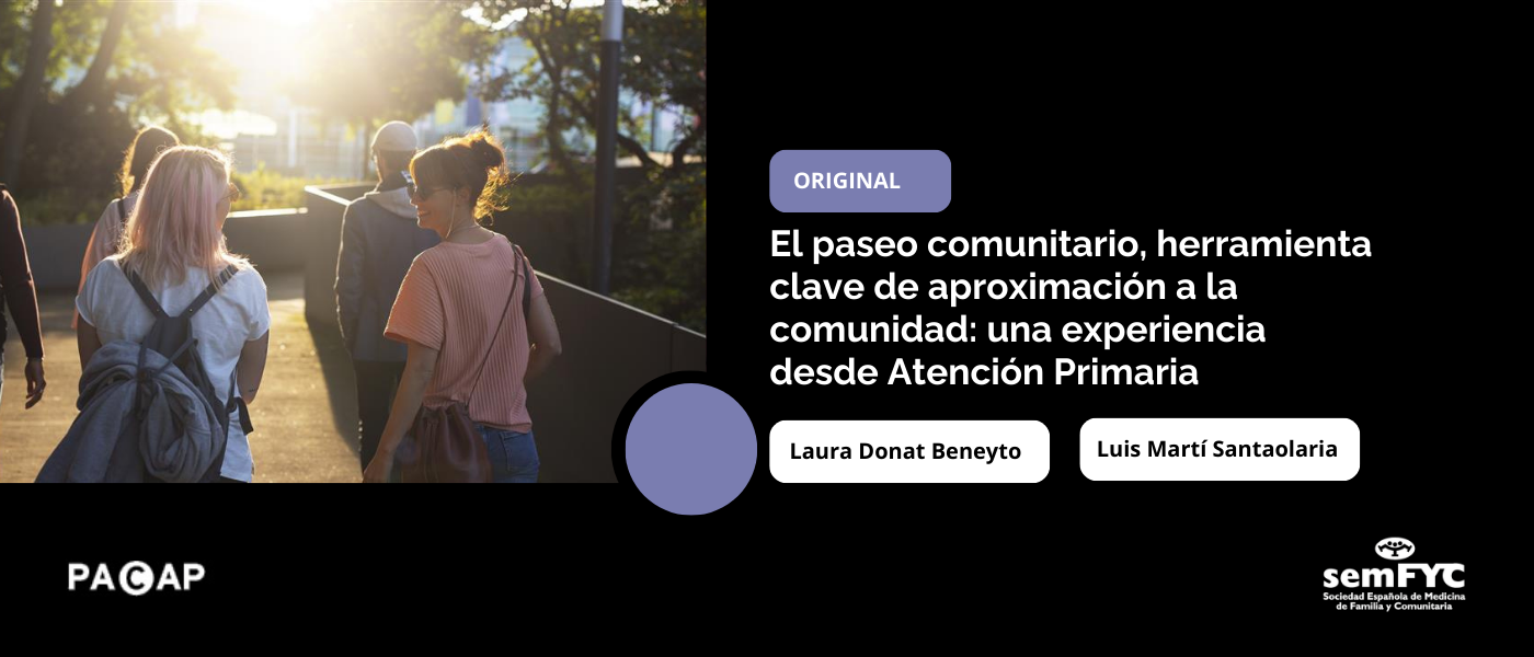 El paseo comunitario, una herramienta clave para la formación en salud comunitaria desde Atención Primaria